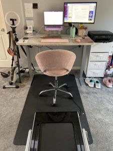 best remote work setup laptops standing desk treadmill mat
